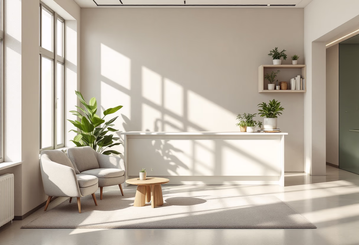 image of a welcoming office environment (for a insurance agency & company)